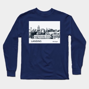 Lansing Michigan Long Sleeve T-Shirt